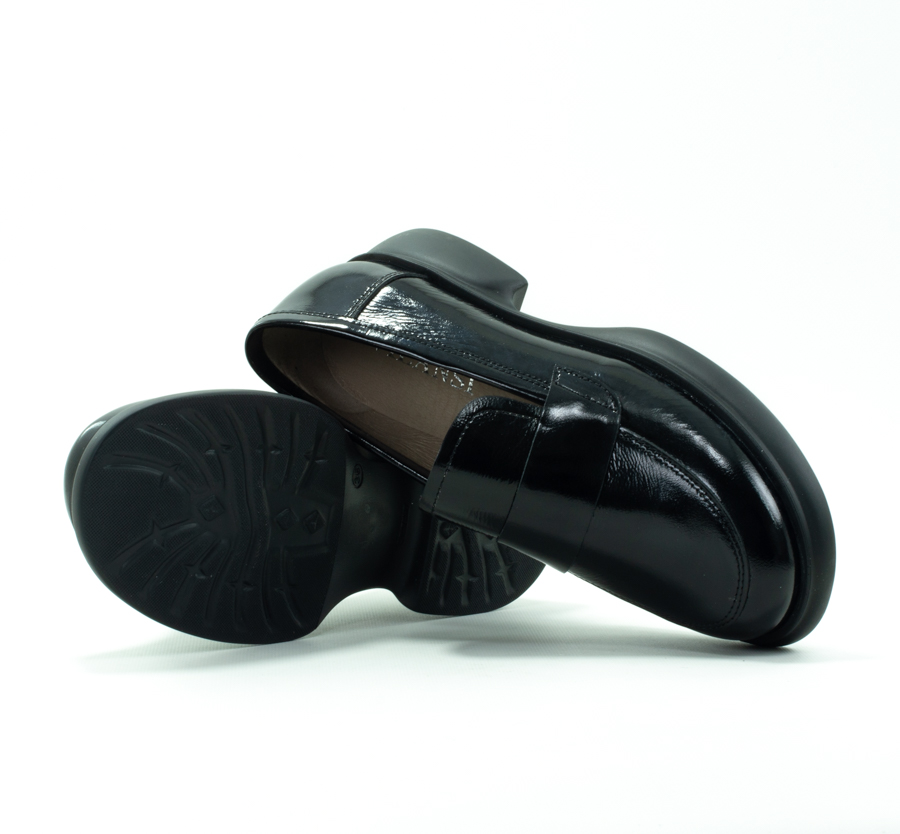 Жіночі лофери VILANSI V8674 BLACK LAC - Зображення 5