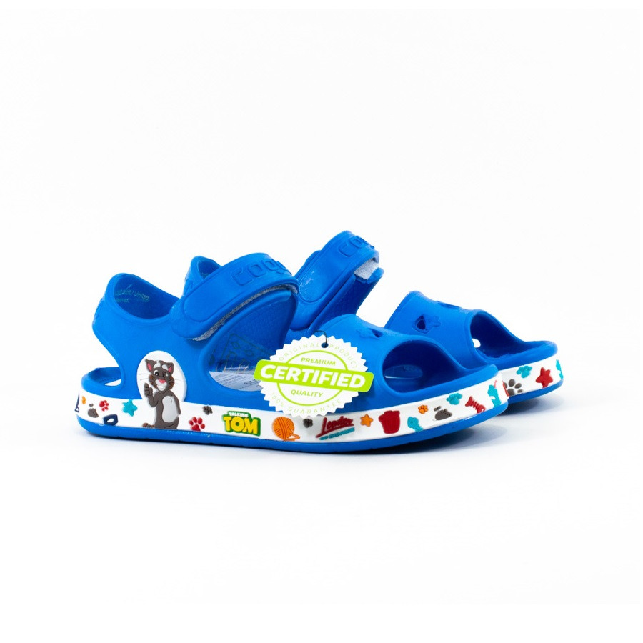 Дитячі босоніжки COQUI 8851 Sea-Blue/White
