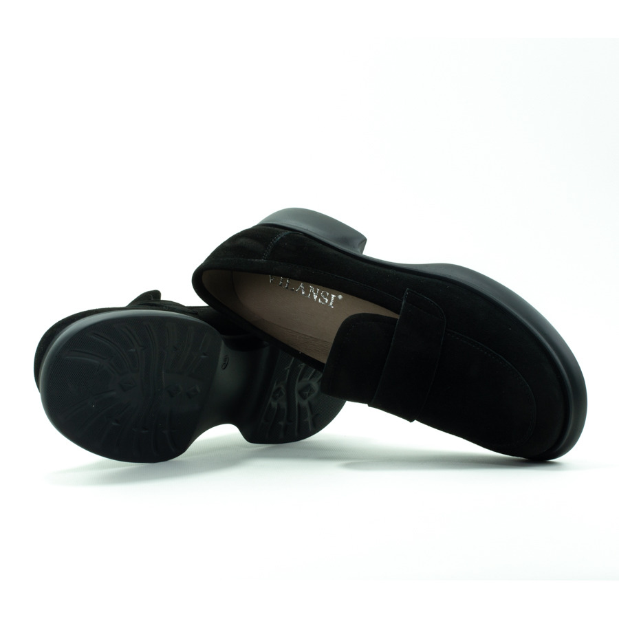 Жіночі лофери VILANSI V8674 BLACK VELOUR - Зображення 4