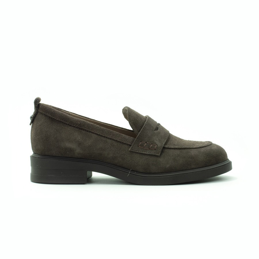 Жіночі лофери VILANSI V8689 BROWN VELOUR