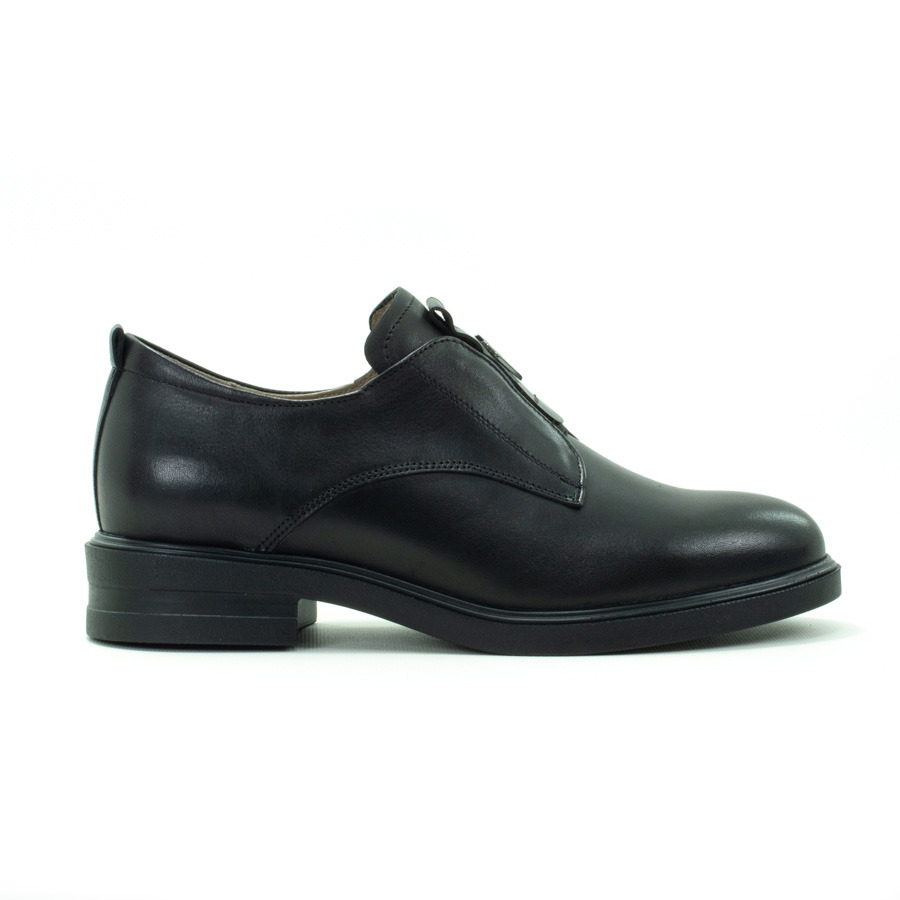 Жіночі лофери VILANSI V8733 BLACK LEATHER