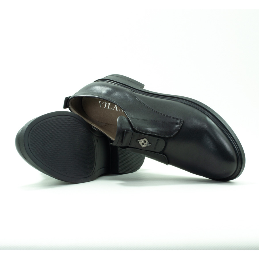 Жіночі лофери VILANSI V8733 BLACK LEATHER - Зображення 4