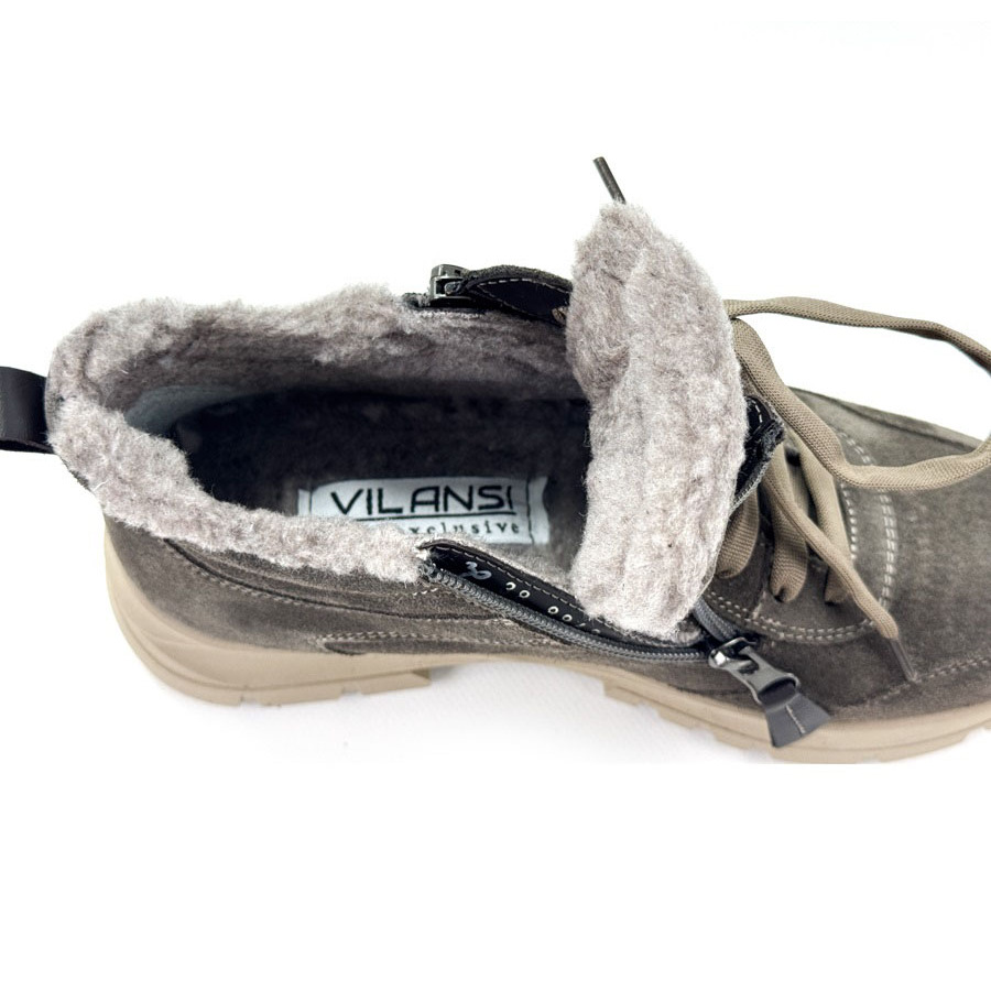 Жіночі черевики VILANSI V8843 Brown Velour - Зображення 6